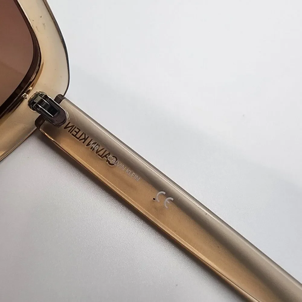 Calvin Klein Brown Translucent Sunglasses